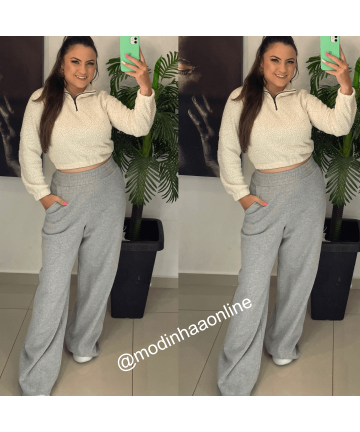 Calça Moletom WL Cinza I